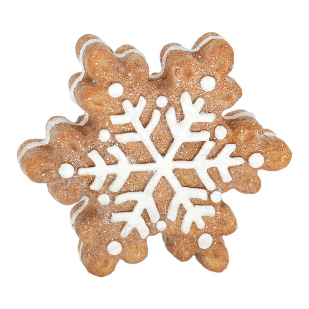 Resin Gingerbread Snowflake (7330234236994)