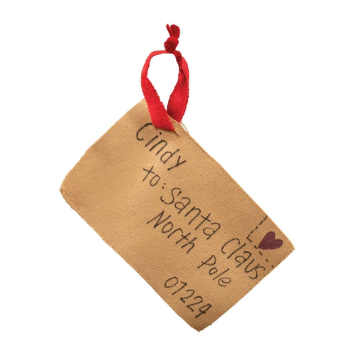 From Cindy - Santa Claus Letter Ornament (6955304845378)