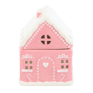 Pink Gingerbread House Christmas Oil Burner (7330222637122)