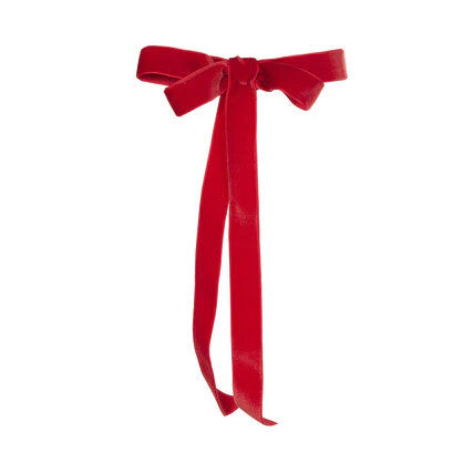 6pk Red Velvet Classic Bows (7358161223746)