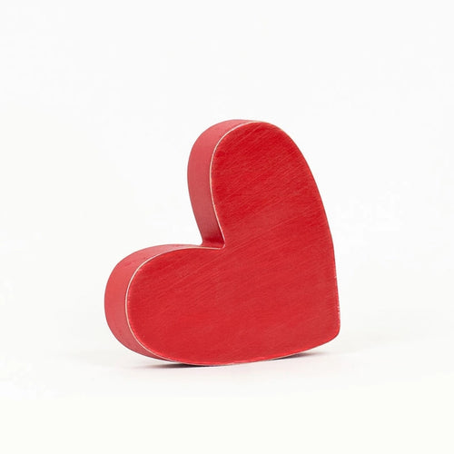 Chunky Red Heart Wooden Cut Out (7041307770946)