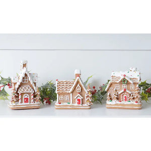 PRE ORDER - Gingerbread Village Set of 3 (6959245819970)