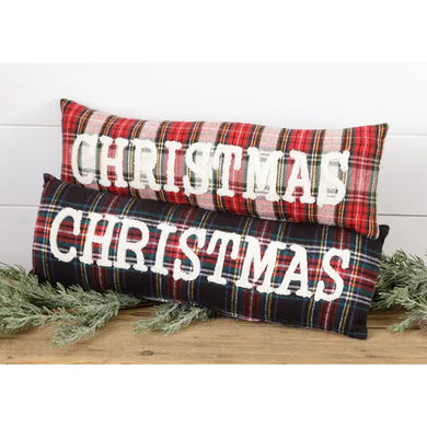 PRE ORDER - Christmas Plaid Pillows Set of 2 (6959246704706)