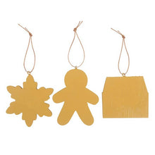Load image into Gallery viewer, Set of 3 Hanging Christmas Gingerbread Ornament Decorations (7330222112834)