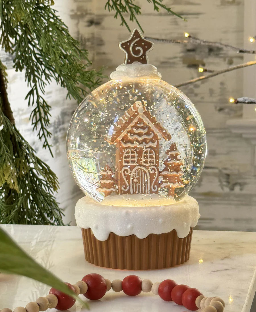 4400767 - Lighted Gingerbread Village Cupcake Dome (7360713359426)