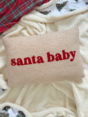 Santa Baby Lumbar Cushion - PRE ORDER (6763152932930)
