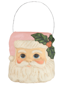 TJ9507PINK - Holly Jolly Santa Bucket Large PINK (6914523660354)