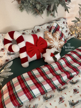 Load image into Gallery viewer, Whimsical Christmas Sleigh &amp; Tartan Quilt Set (6939652063298)