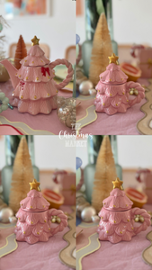 Pink Treepot & 4 Mini Tree Mugs Set - PRE ORDER (6928091840578)