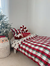 Load image into Gallery viewer, Whimsical Christmas Sleigh &amp; Tartan Quilt Set (6939652063298)