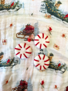 Set of 3 Felt Peppermints (6927035465794)