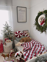 Load image into Gallery viewer, White Tartan Fleece Blanket - PRE ORDER (6919646806082)