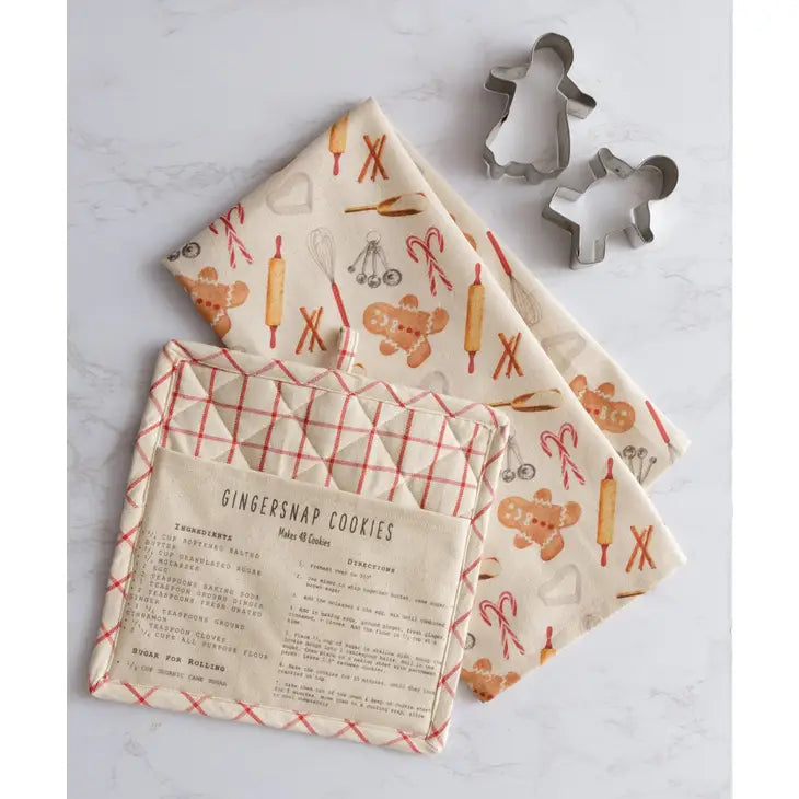 Pot Holder and Tea Towel Gingersnap Cookies (7015227719746)