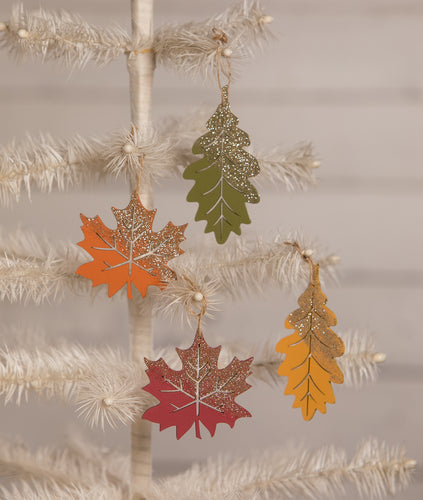 RL0847 - Fall Harvest Leaf Ornament Assorted (6914278555714)