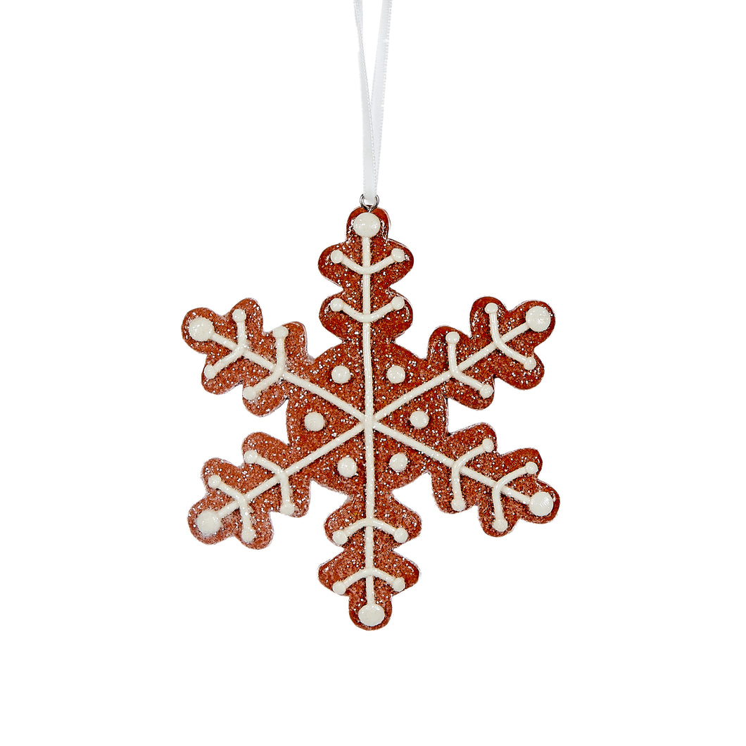 Snowflake Gingerbread Hanging (6643189645378)