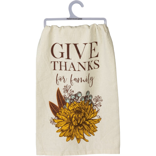 106712 - Dish Towel Give Thanks (6702294466626)
