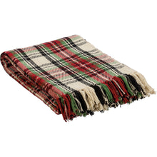 Load image into Gallery viewer, 108423 - Throw Cream Plaid (6840265867330)