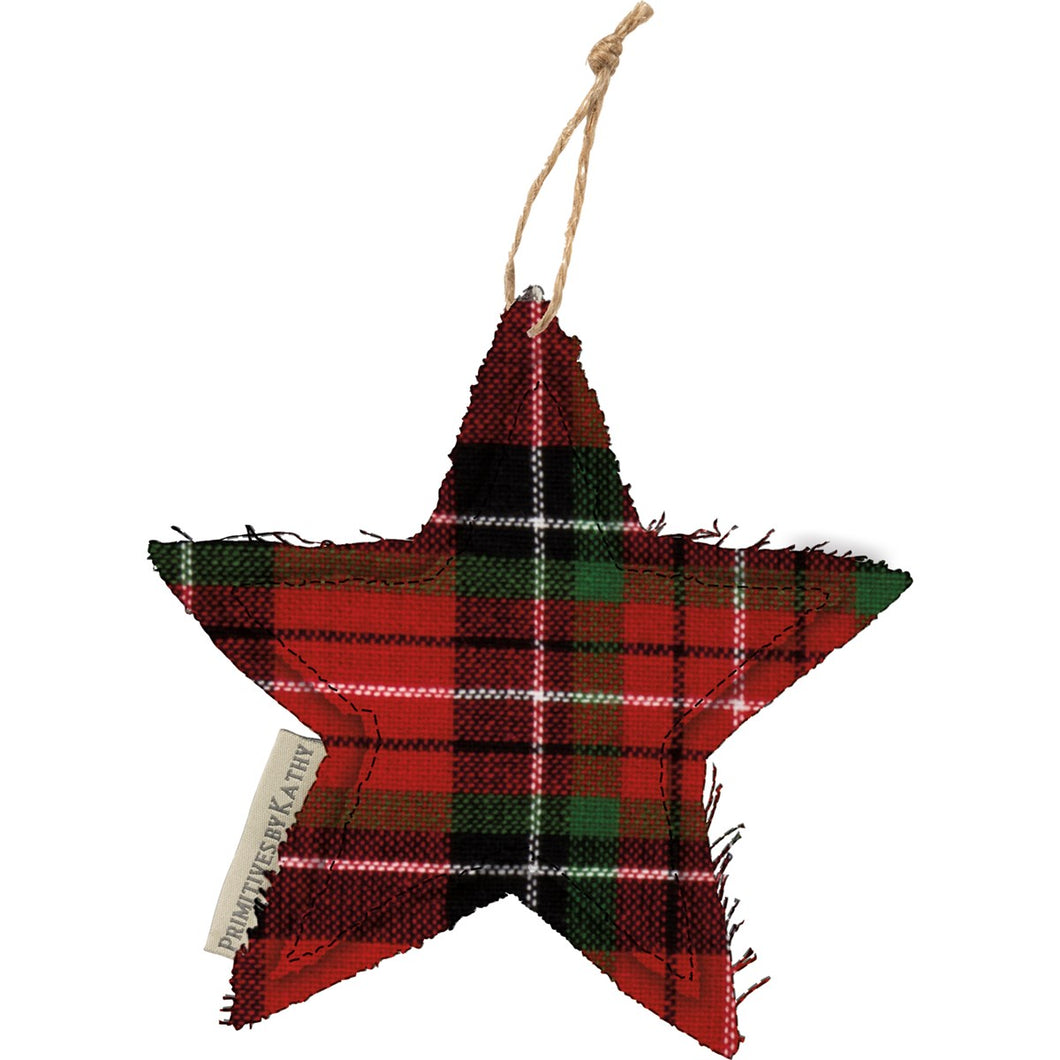 108427 - Plaid Star Ornament Set (6702314291266)