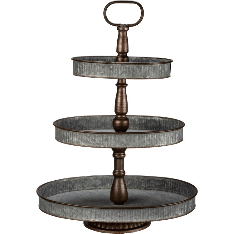 108894 - 3 Tier Tray Oval (6840213143618)