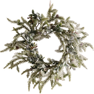 110435 - Wreath Snow Finish (6664877342786)