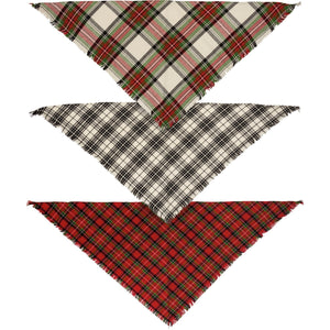 111522 - Pet Bandana Set - PLAID - small (6840182014018) (6840183717954)