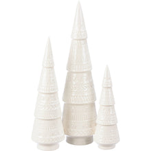 Load image into Gallery viewer, 112673 - Tree Set Winter Ceramic (6840263868482)