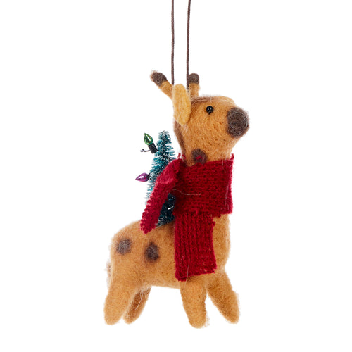 Wool Giraffe with Scarf (6643198132290)