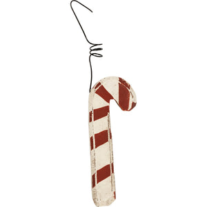1528 - Wooden Candy Cane Ornament Set (6840265474114)