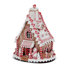 Load image into Gallery viewer, LED Gingerbread House with Snowman (6643192070210)