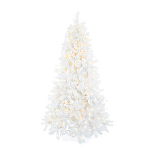 Alaskan Fir Snow Tree- White 7.5FT- 450 LED (6791127367746)