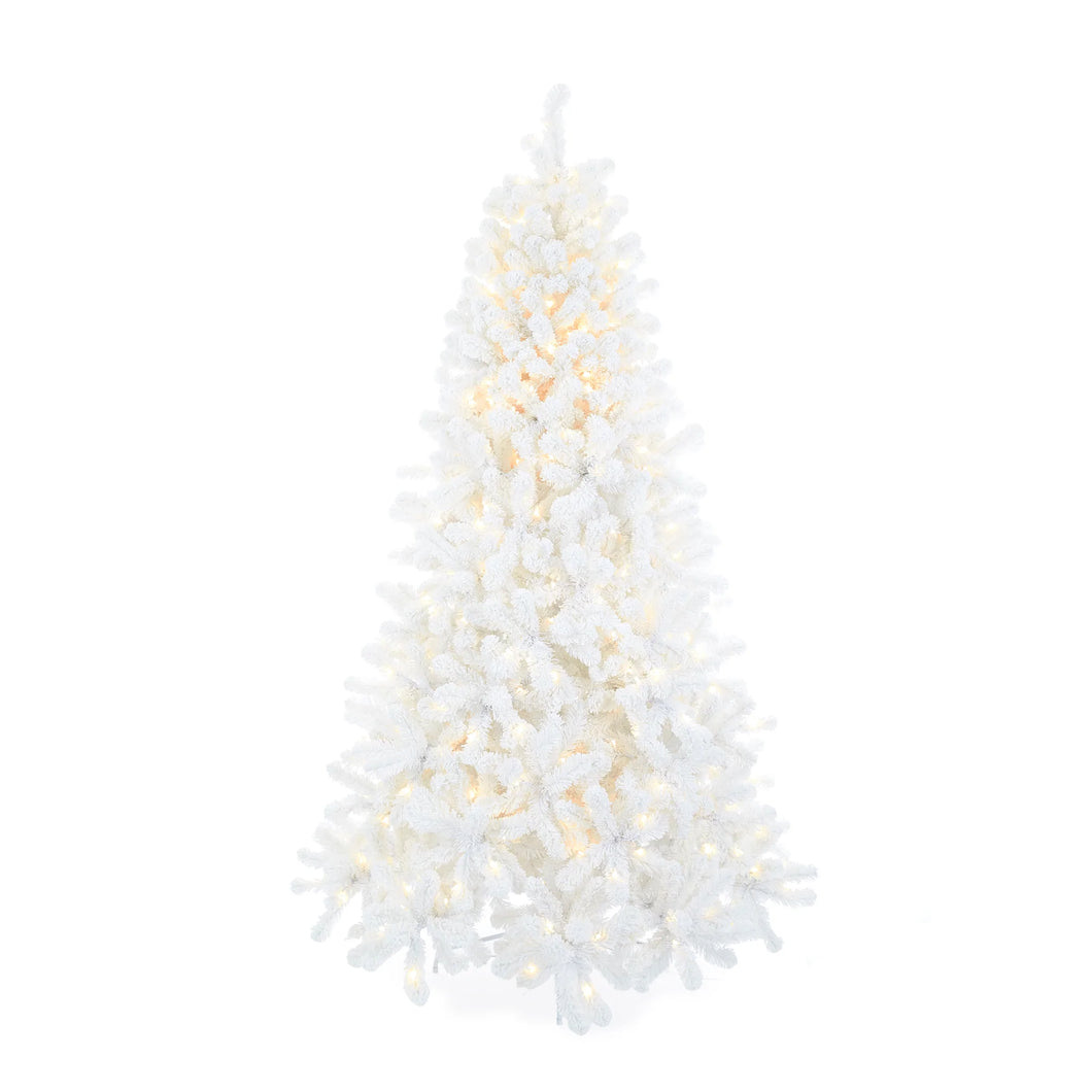 Alaskan Fir Snow Tree- White 7.5FT- 450 LED (6791127367746)