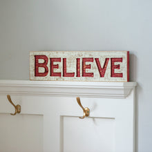 Load image into Gallery viewer, 35882 - Believe Carved Sign (6611029557314)