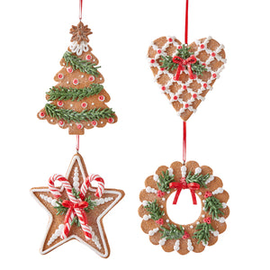 4116430 - 5" Holiday Gingerbread Ornament Assorted (6715021623362)