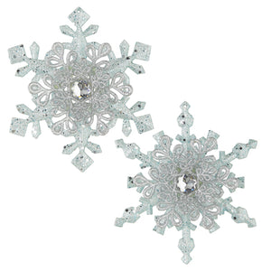 4119046 - 5.52" Blue Snowflake Ornament Assorted (6834599559234)