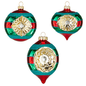 4120859 3" STRIPED VINTAGE ORNAMENT (6758020808770)