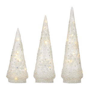4122832 - 13.75" Lit Snowflake Trees Set (6838433808450)