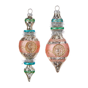 4124681 - 6" Pink Vintage Ornament (6834600247362)