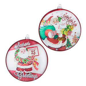 6" Seasons Greeting Ornament Assorted (6865090019394)
