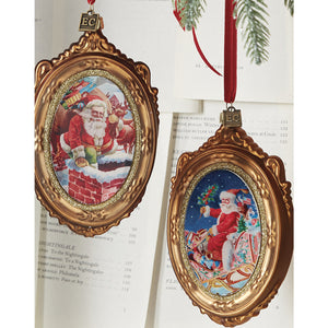 C4253161 - 5" Santa Portrait Ornament Assorted (6865085071426)