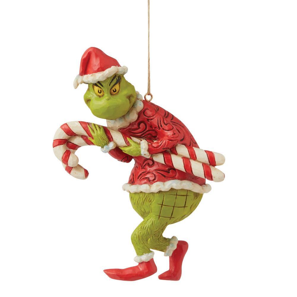 6009206 - 12cm Stealing Candy Cane Grinch (6852020600898)