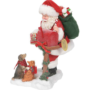 6010223 - Mail Treats – Santa and His Pets Figurine by Possible Dreams (6758402523202)