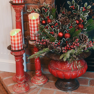 BF186104 - 14" Red Candlestick (6719963037762)