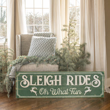 Load image into Gallery viewer, BF196300 - Oh What Fun Sleigh Rides Sign (6719961989186)
