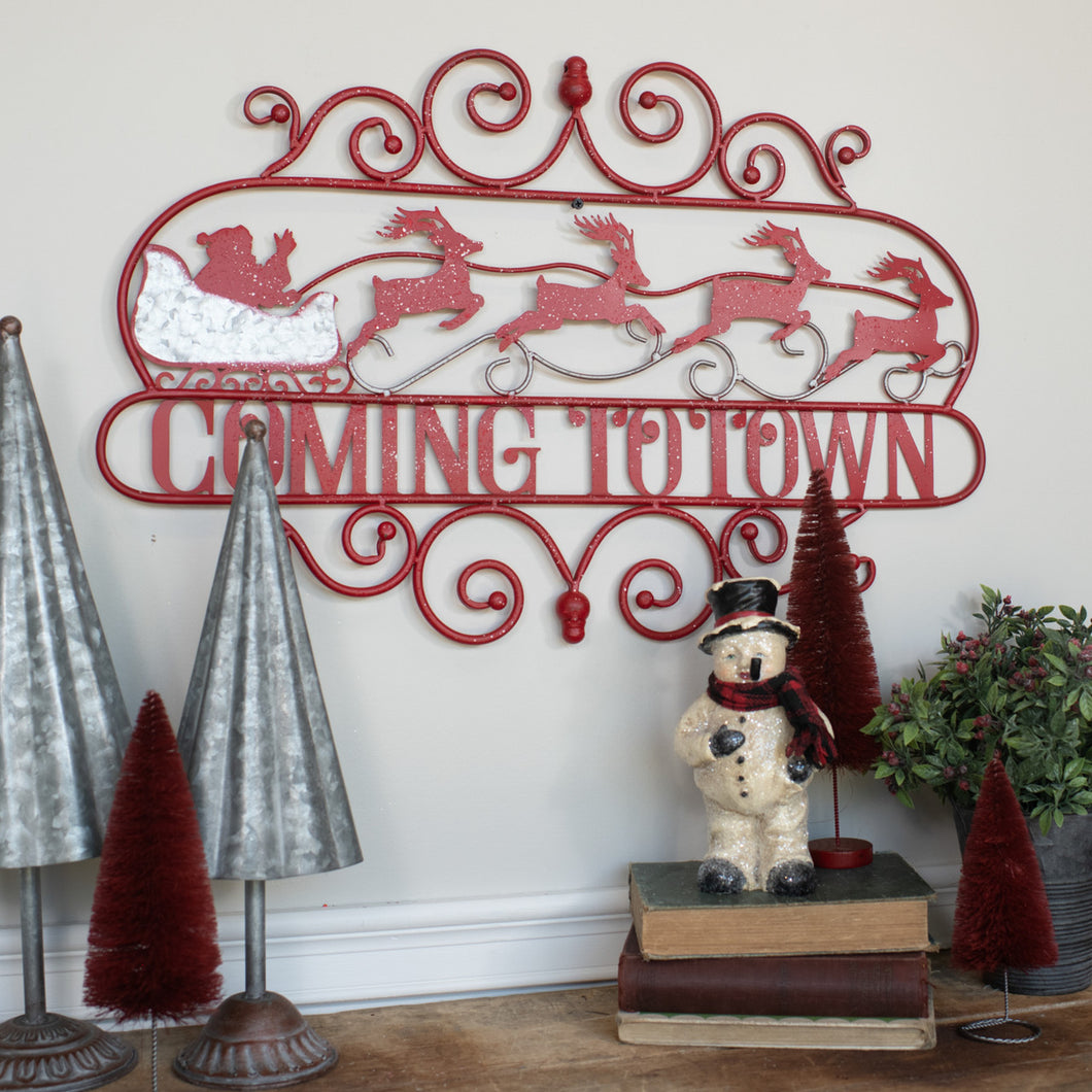 CBF206219 - Coming to Town Cut Out Sign (6864039804994)