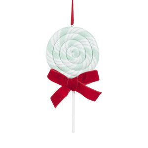 Mint and White Swirl Lollipop Hanging (6825300754498)