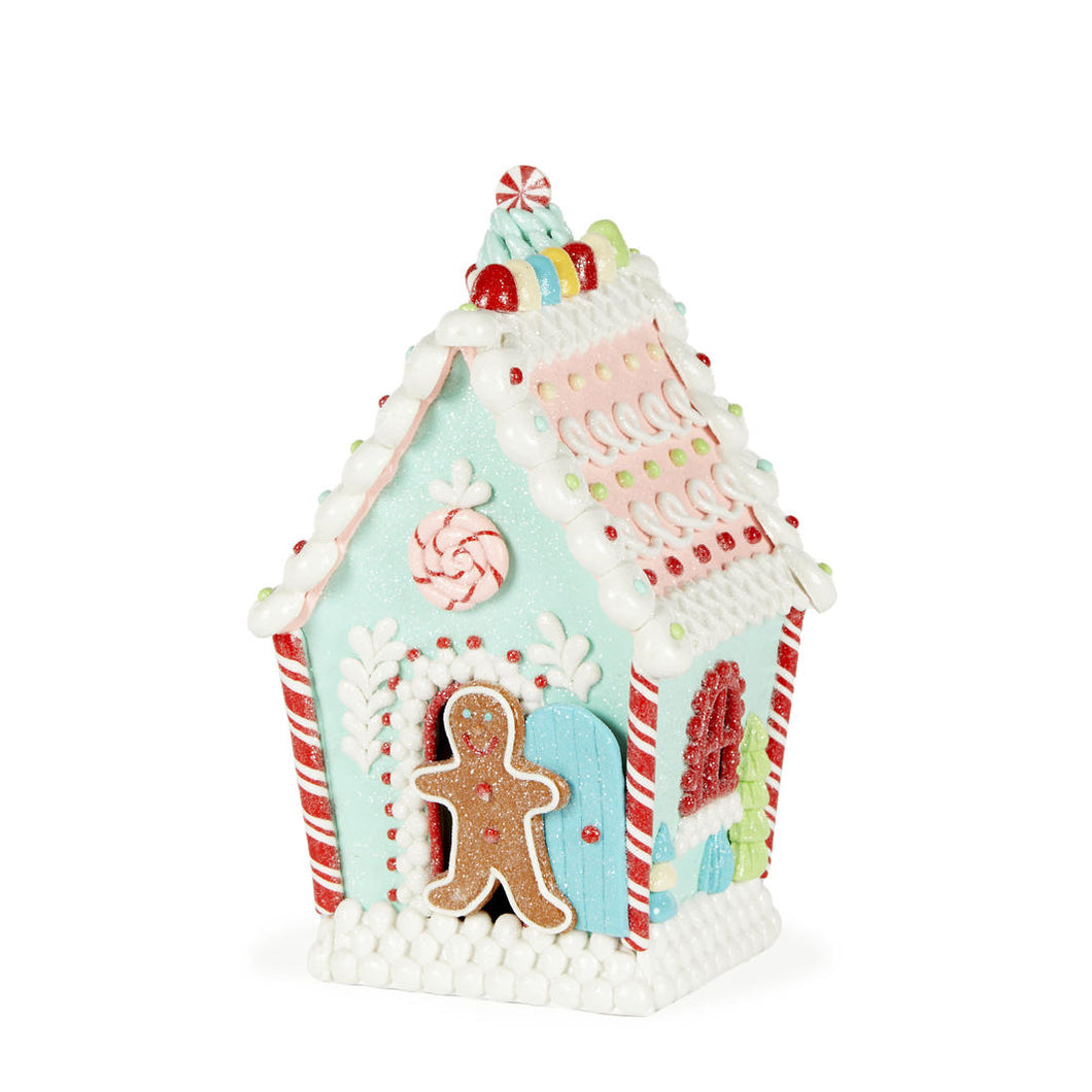 LED Candy House with Gingerbread Man (6825307766850)