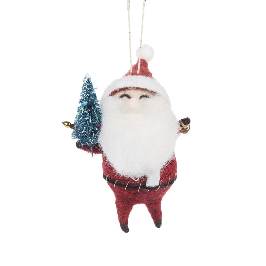 Wool Santa with Christmas Tree (6807833083970)