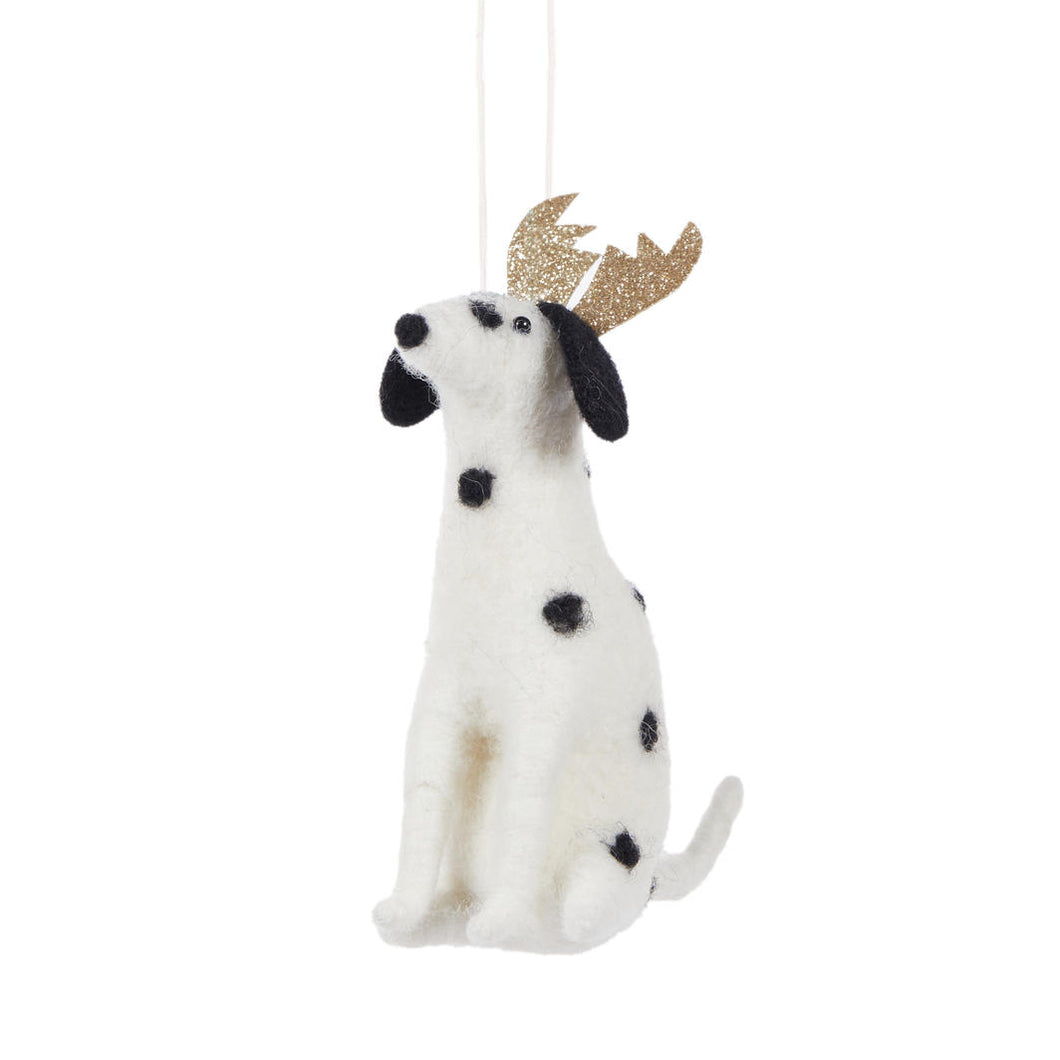 Wool Dalmation with Antlers (6807828529218)