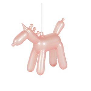 Pearl Pink Unicorn Balloon Animal Hanging (6791165935682)