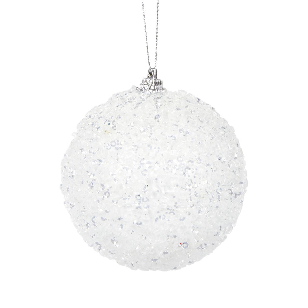 White Crystals Bauble (6795521818690)